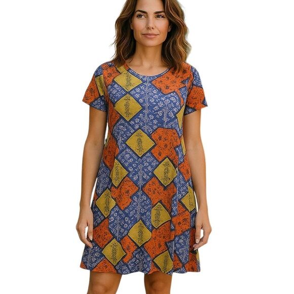 Lularoe Carly MIDI Hi Lo Hem Dress Size XXS - Picture 1 of 15